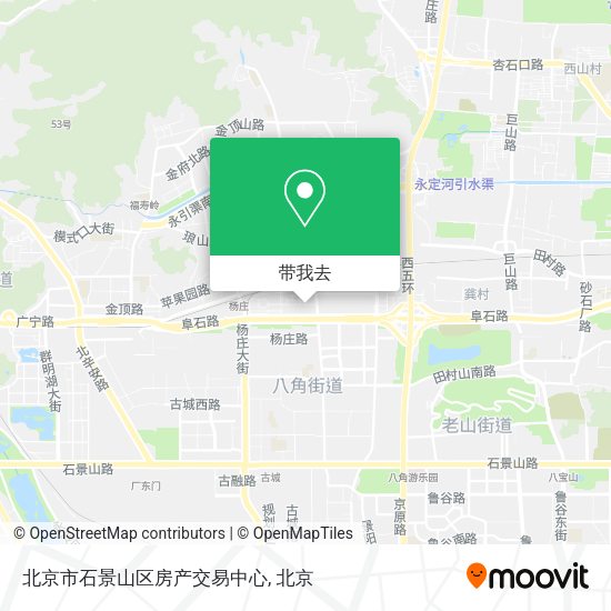 北京市石景山区房产交易中心地图