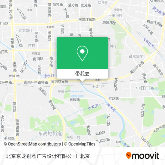 北京京龙创意广告设计有限公司地图