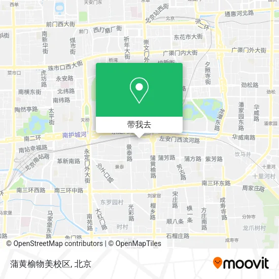 蒲黄榆物美校区地图