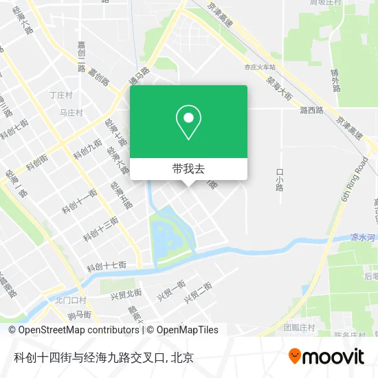 科创十四街与经海九路交叉口地图