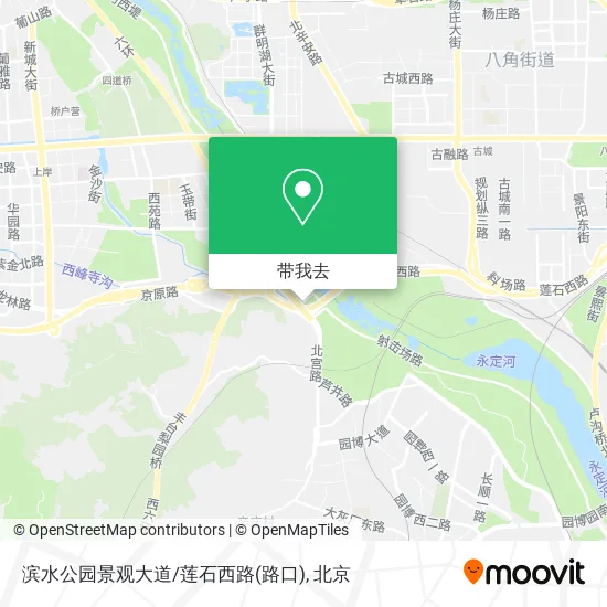 滨水公园景观大道/莲石西路(路口)地图