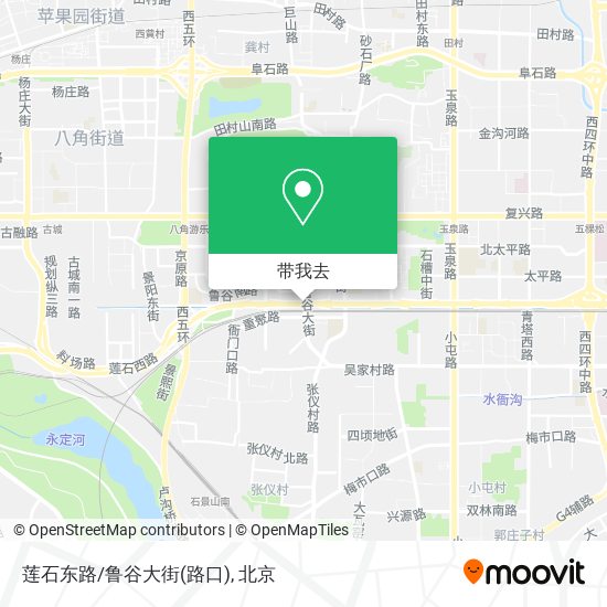 莲石东路/鲁谷大街(路口)地图