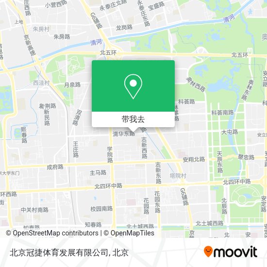 北京冠捷体育发展有限公司地图