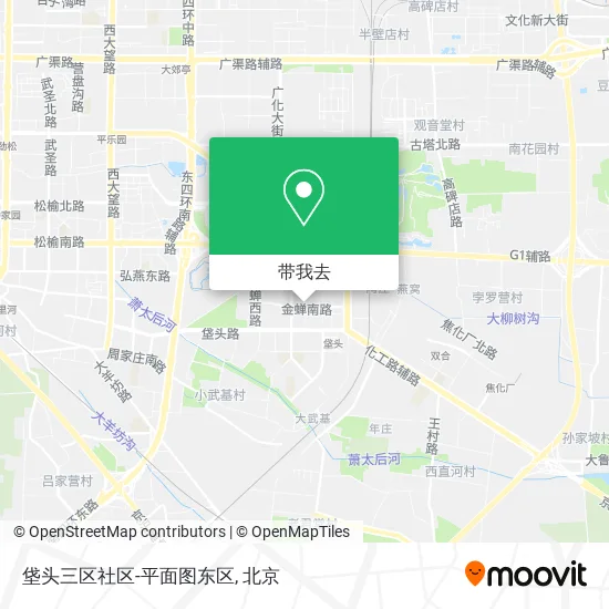 垡头三区社区-平面图东区地图