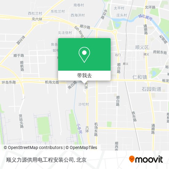 顺义力源供用电工程安装公司地图