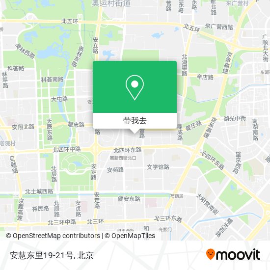 安慧东里19-21号地图