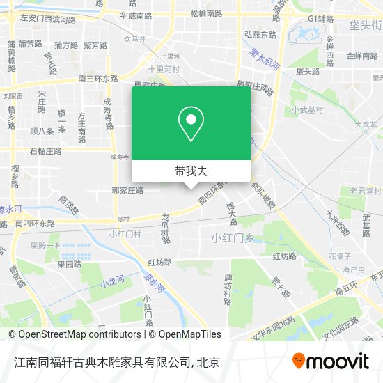 江南同福轩古典木雕家具有限公司地图
