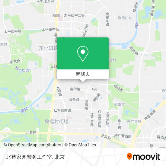 北苑家园警务工作室地图