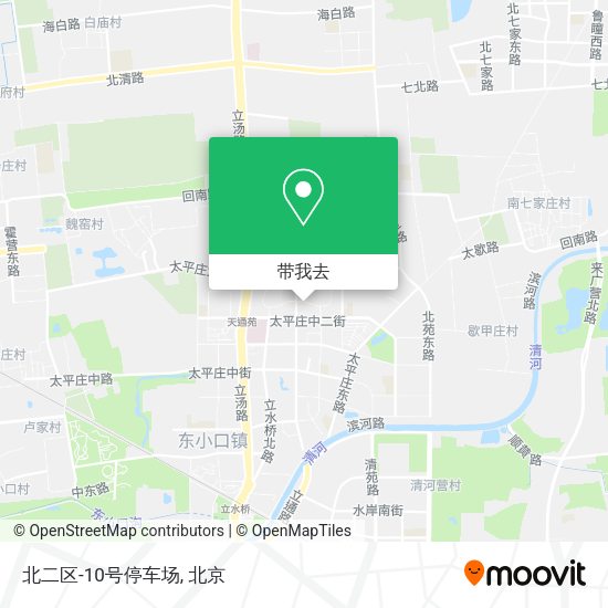 北二区-10号停车场地图