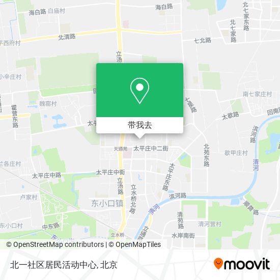 北一社区居民活动中心地图