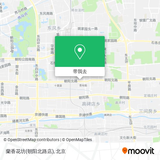 蘭香花坊(朝阳北路店)地图