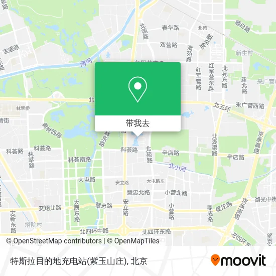 特斯拉目的地充电站(紫玉山庄)地图