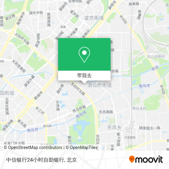 中信银行24小时自助银行地图