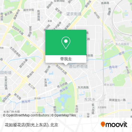 花如靥花店(阳光上东店)地图