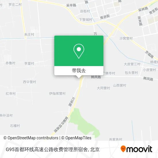 G95首都环线高速公路收费管理所宿舍地图