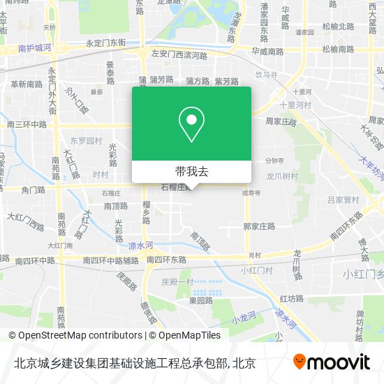 北京城乡建设集团基础设施工程总承包部地图