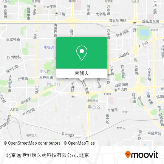 北京远博恒康医药科技有限公司地图