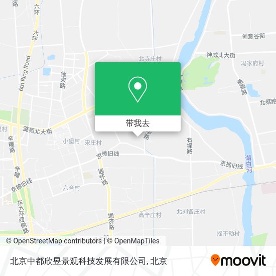北京中都欣昱景观科技发展有限公司地图