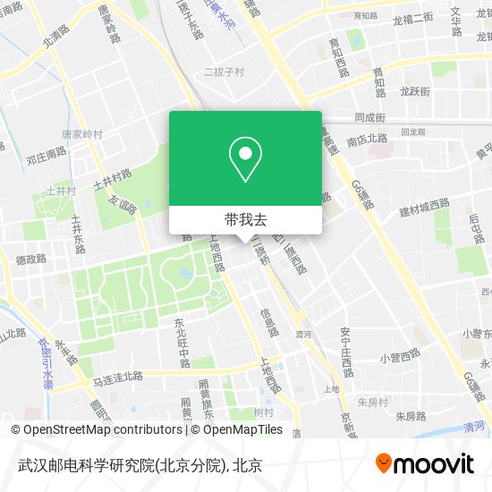 武汉邮电科学研究院(北京分院)地图