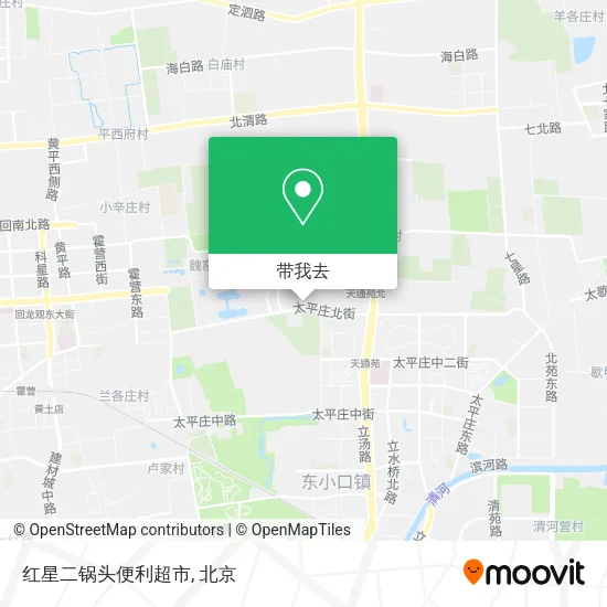 红星二锅头便利超市地图