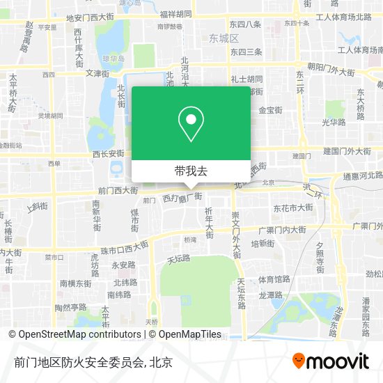 前门地区防火安全委员会地图