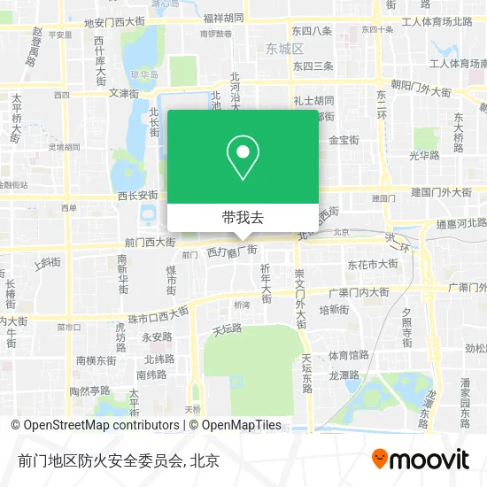 前门地区防火安全委员会地图