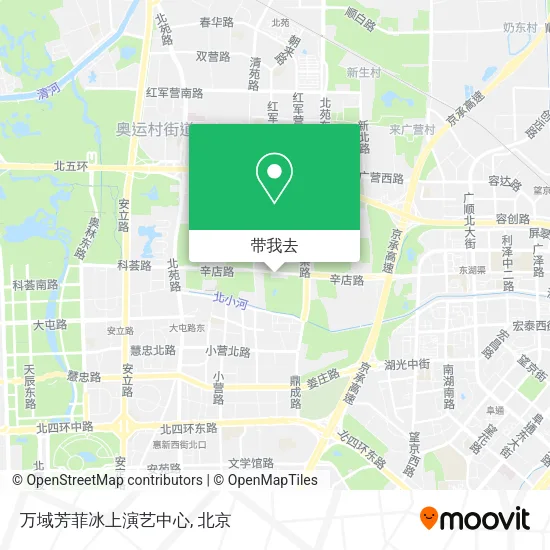 万域芳菲冰上演艺中心地图