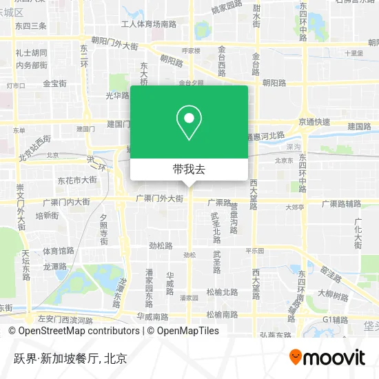 跃界·新加坡餐厅地图