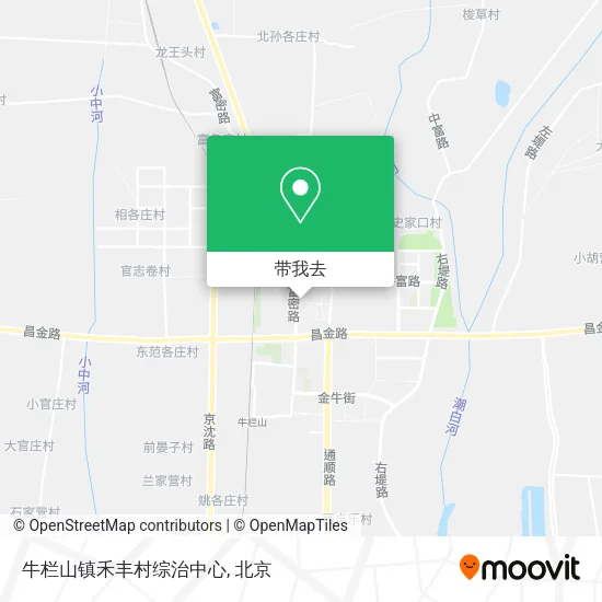 牛栏山镇禾丰村综治中心地图