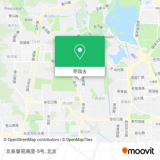 京泉韾苑南里-5号地图