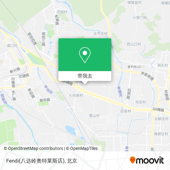 Fendi(八达岭奥特莱斯店)地图
