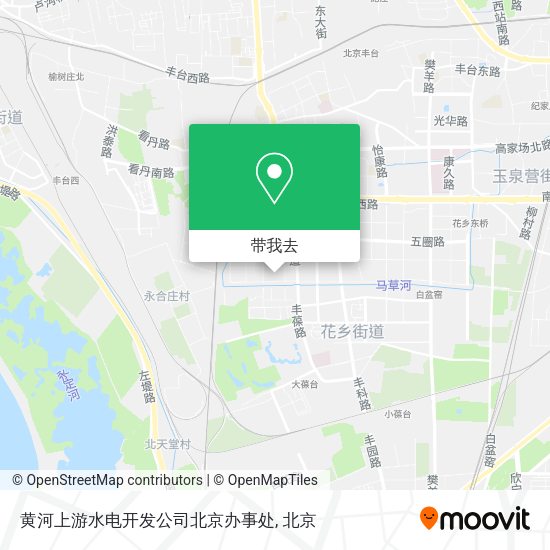 黄河上游水电开发公司北京办事处地图