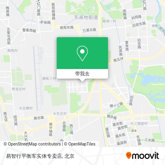 易智行平衡车实体专卖店地图