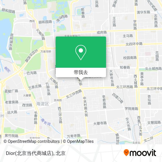 Dior(北京当代商城店)地图