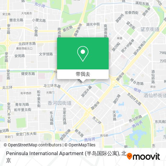 Peninsula International Apartment (半岛国际公寓)地图