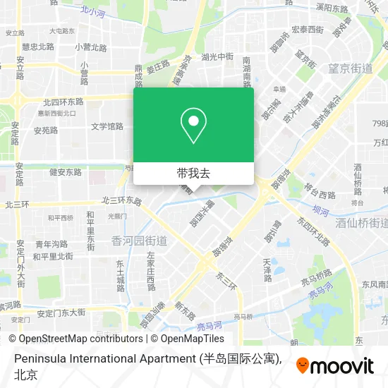 Peninsula International Apartment (半岛国际公寓)地图