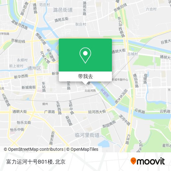 富力运河十号B01楼地图