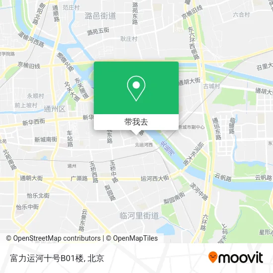 富力运河十号B01楼地图