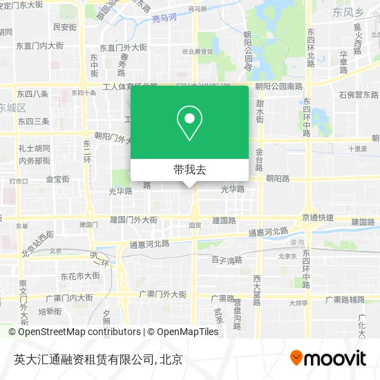 英大汇通融资租赁有限公司地图