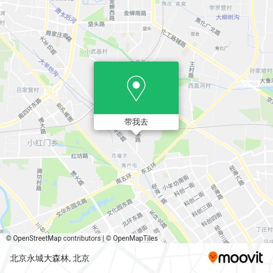 北京永城大森林地图