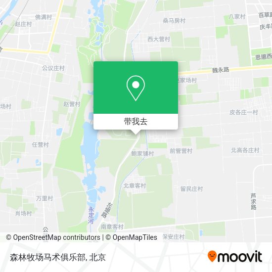 森林牧场马术俱乐部地图