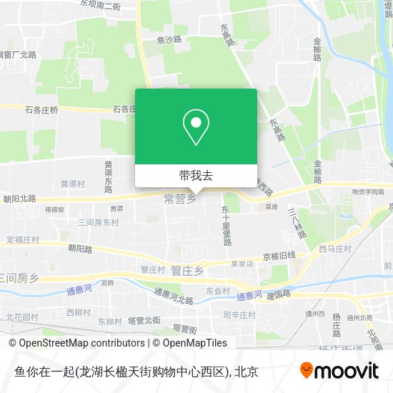 鱼你在一起(龙湖长楹天街购物中心西区)地图