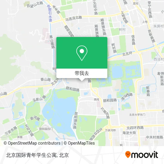 北京国际青年学生公寓地图