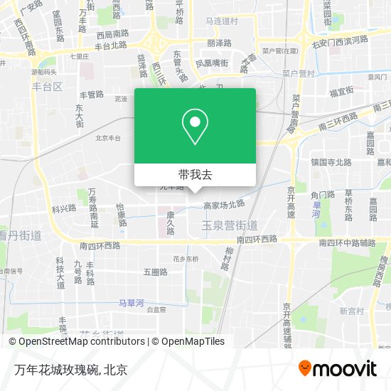 万年花城玫瑰碗地图