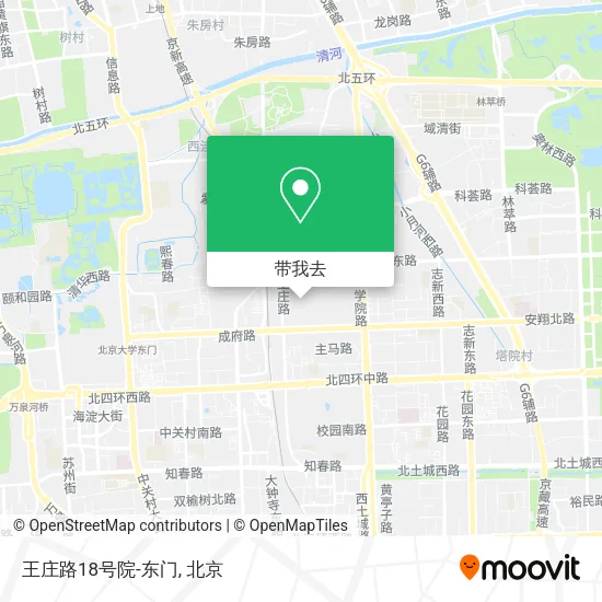 王庄路18号院-东门地图