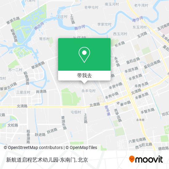 新航道启程艺术幼儿园-东南门地图