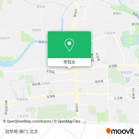 冠华苑-南门地图