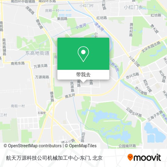 航天万源科技公司机械加工中心-东门地图