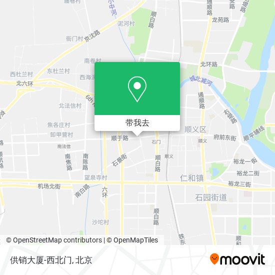 供销大厦-西北门地图