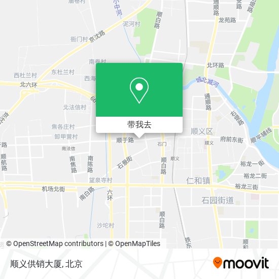 顺义供销大厦地图
